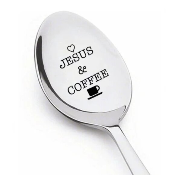 Engraved long Spoon - Picture 2 of 8